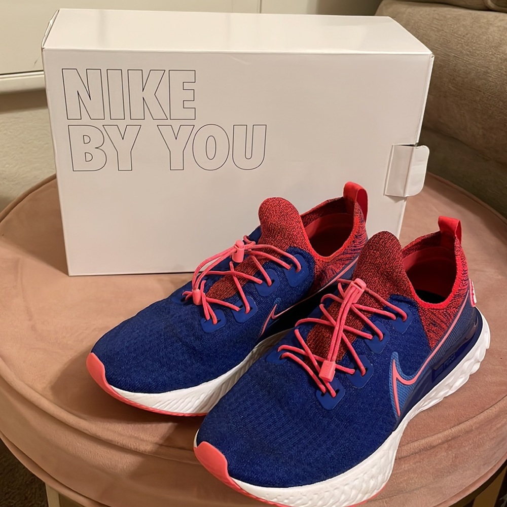 Size 9.5 Custom Nike React Infinity Run Flyknit P… - image 5